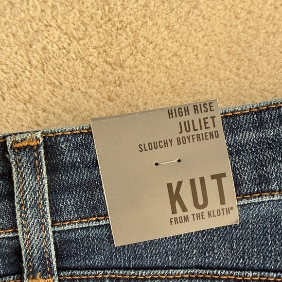 New Kut from the kloth Classic Blue Women's Jean’s high rise Juliet - Picture 4 of 5